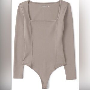 Taupe bodysuit, Abercrombie&Fitch size Small, never worn